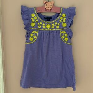 Gap Kids Purple with Yellow Embroidery T-shirt. M (8)
